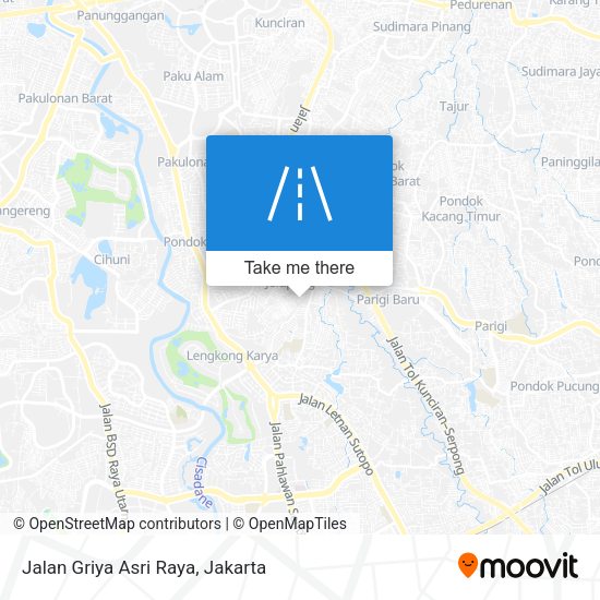 Jalan Griya Asri Raya map