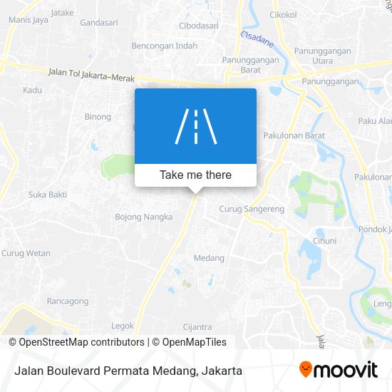 Jalan Boulevard Permata Medang map