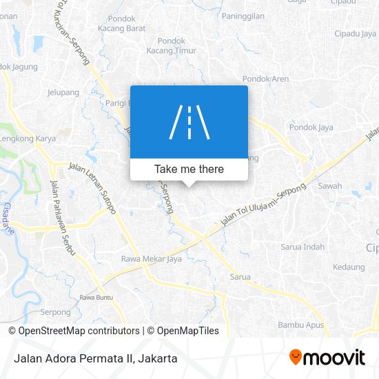 Jalan Adora Permata II map