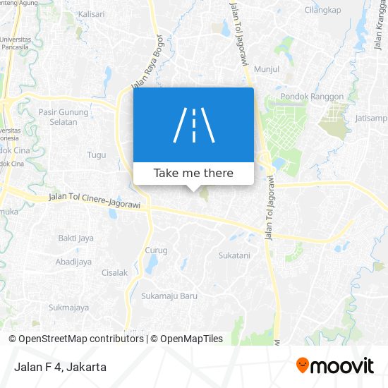 Jalan F 4 map