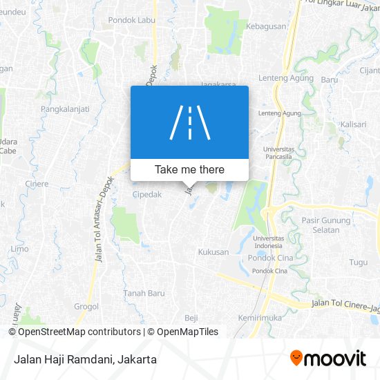 Jalan Haji Ramdani map