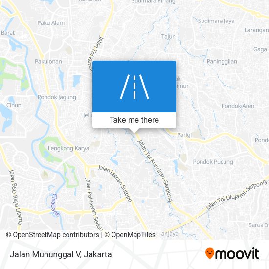 Jalan Mununggal V map