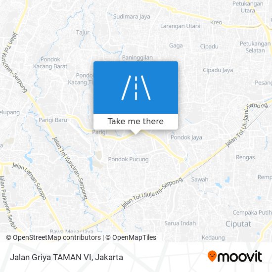 Jalan Griya TAMAN VI map