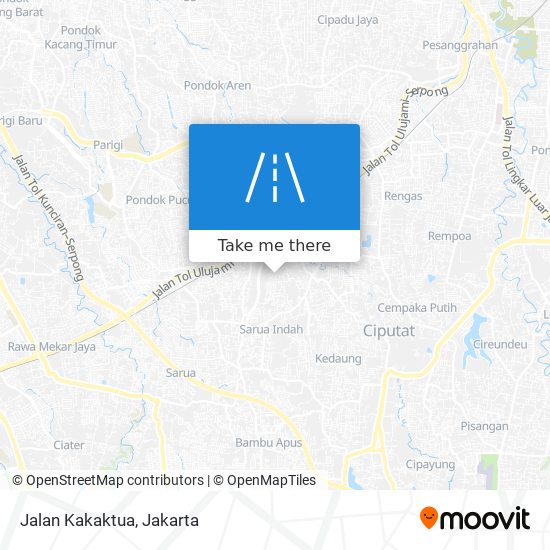 Jalan Kakaktua map