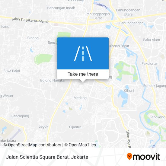 Jalan Scientia Square Barat map