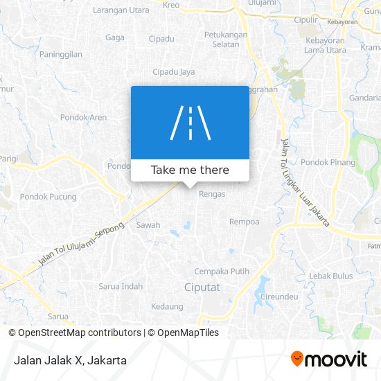 Jalan Jalak X map