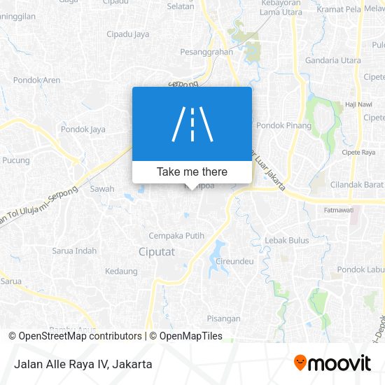 Jalan Alle Raya IV map