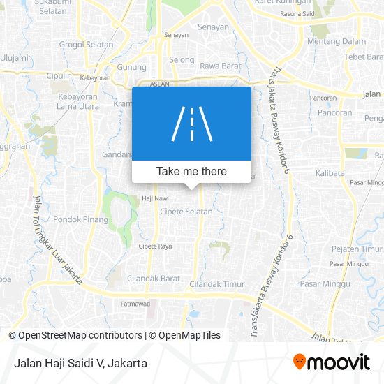 Jalan Haji Saidi V map