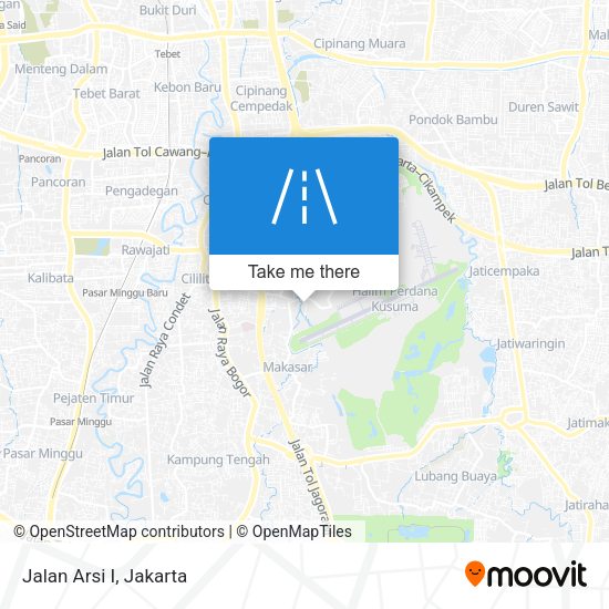 Jalan Arsi I map