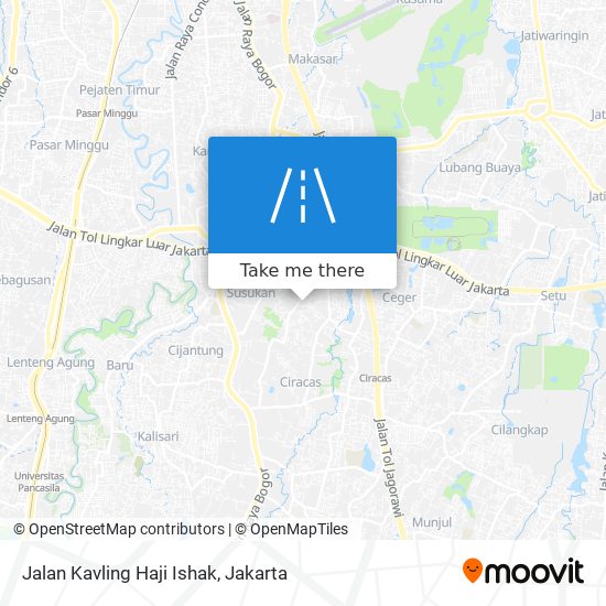 Jalan Kavling Haji Ishak map