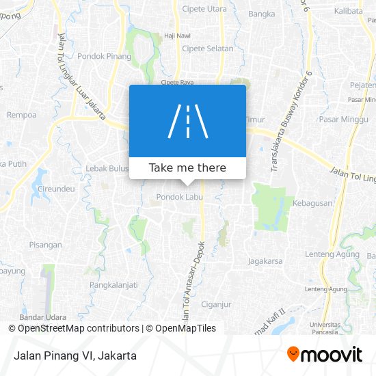Jalan Pinang VI map