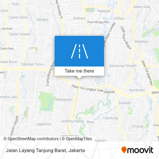Jalan Layang Tanjung Barat map