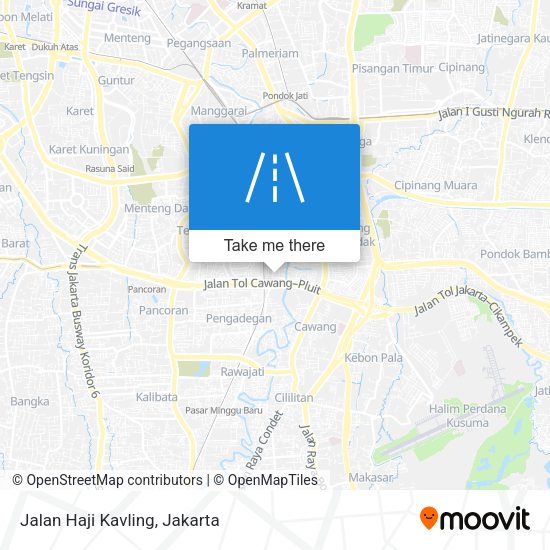 Jalan Haji Kavling map