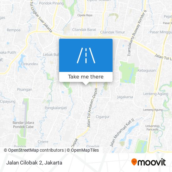 Jalan Cilobak 2 map