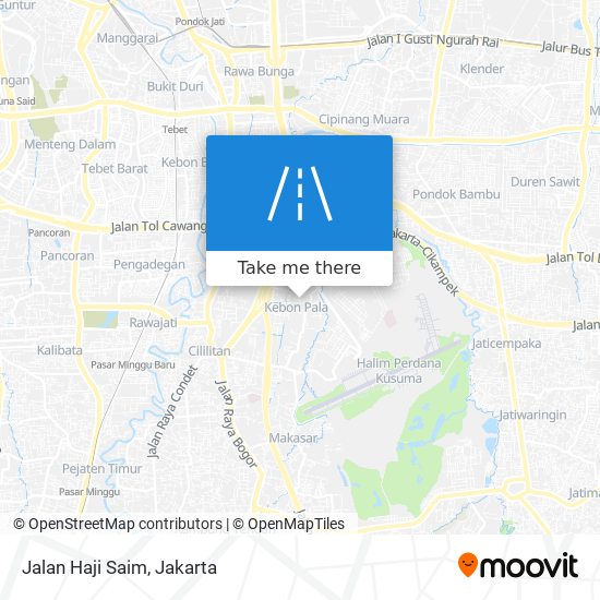 Jalan Haji Saim map