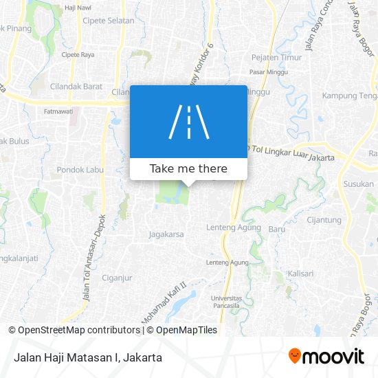 Jalan Haji Matasan I map