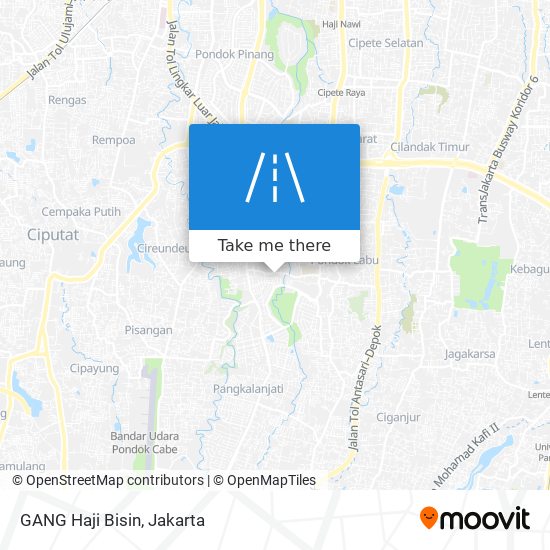 GANG Haji Bisin map