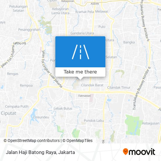 Jalan Haji Batong Raya map