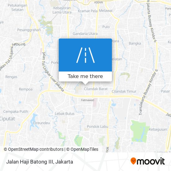 Jalan Haji Batong III map