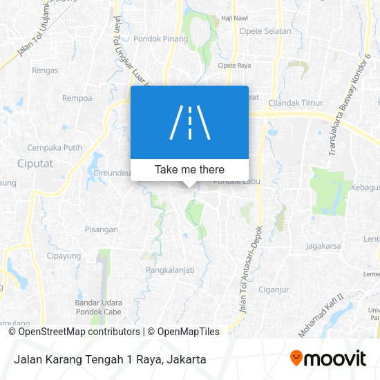 Jalan Karang Tengah 1 Raya map