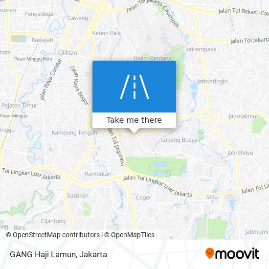 GANG Haji Lamun map