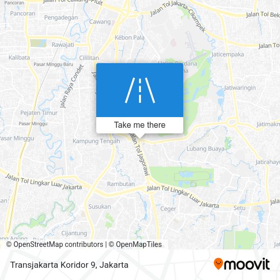 Transjakarta Koridor 9 map