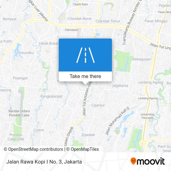 Jalan Rawa Kopi I No. 3 map