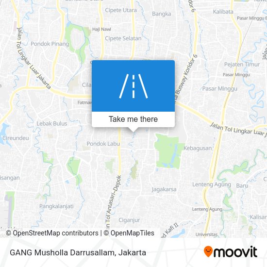 GANG Musholla Darrusallam map