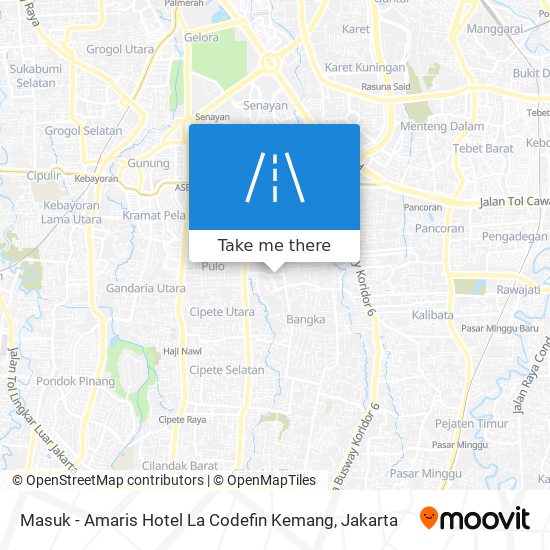 Masuk - Amaris Hotel La Codefin Kemang map