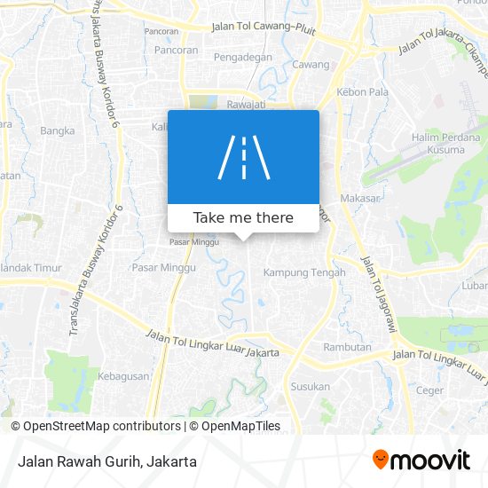 Jalan Rawah Gurih map