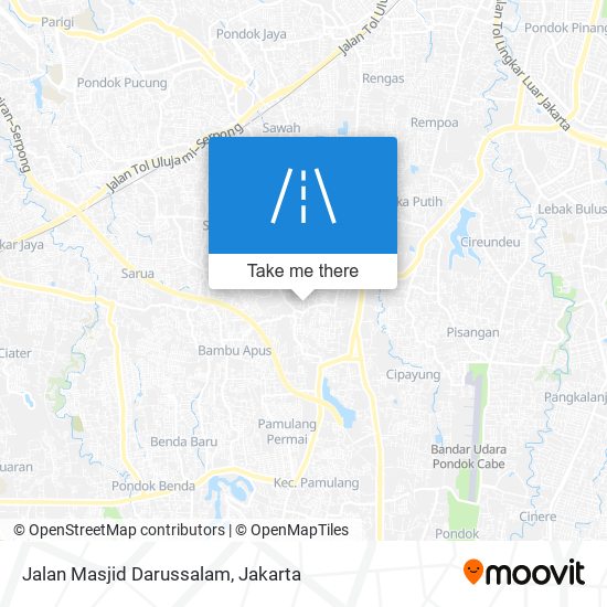 Jalan Masjid Darussalam map