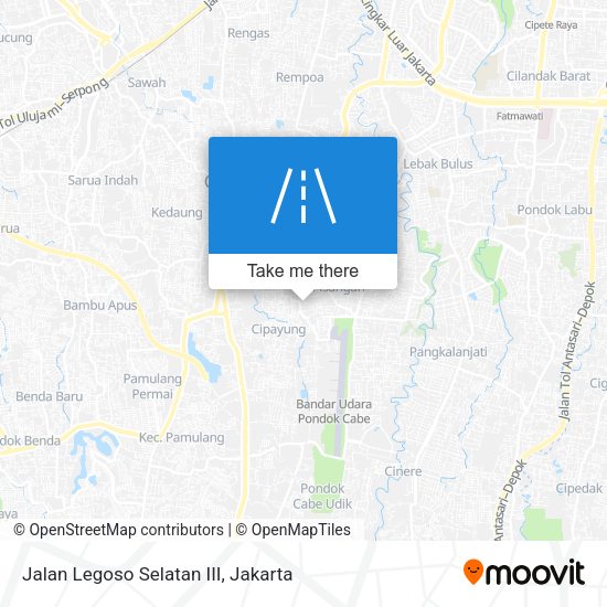 Jalan Legoso Selatan III map