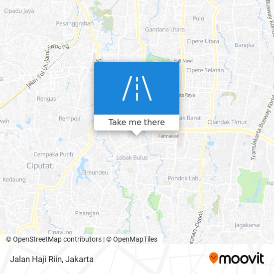 Jalan Haji Riin map