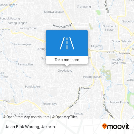 Jalan Blok Wareng map