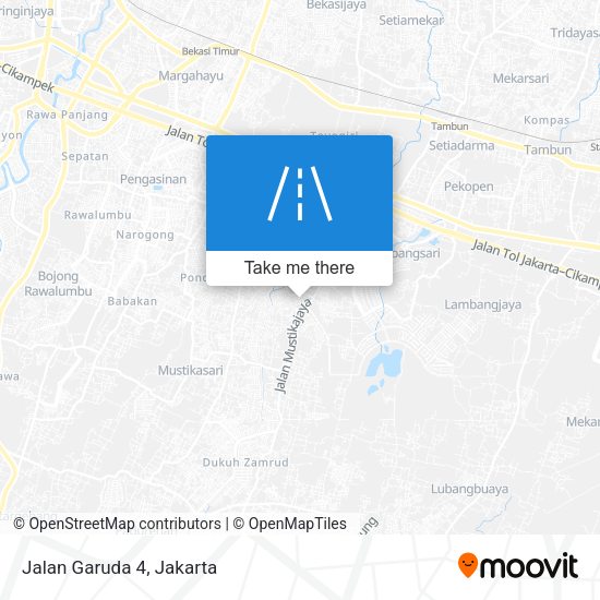 Jalan Garuda 4 map