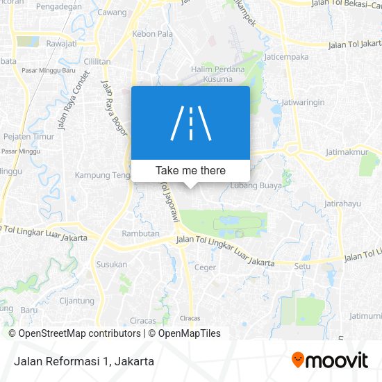 Jalan Reformasi 1 map