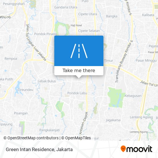 Green Intan Residence map