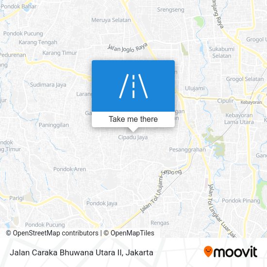 Jalan Caraka Bhuwana Utara II map
