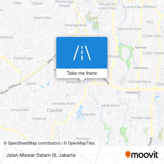 Jalan Mawar Dalam III map