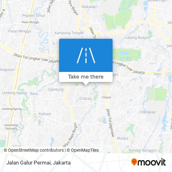 Jalan Galur Permai map