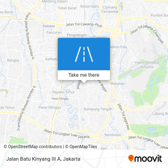 Jalan Batu Kinyang III A map
