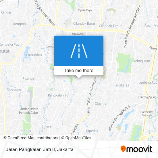 Jalan Pangkalan Jati II map