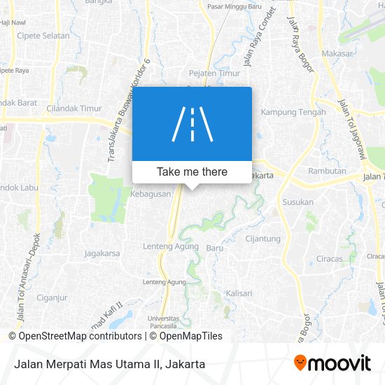 Jalan Merpati Mas Utama II map