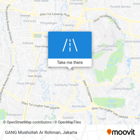 GANG Mushollah Ar Rohman map