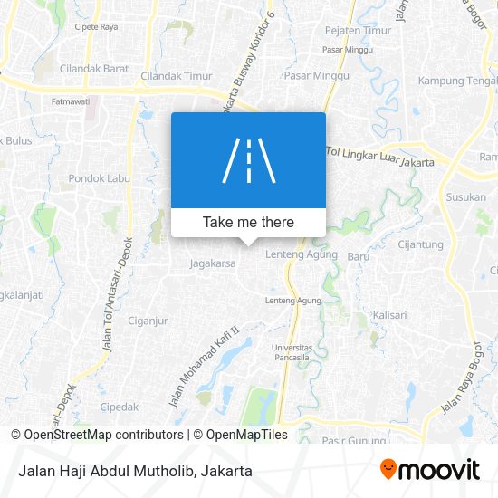 Jalan Haji Abdul Mutholib map