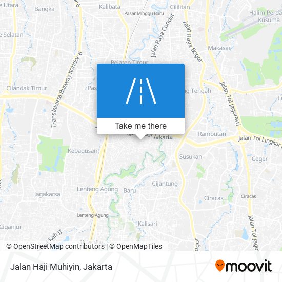 Jalan Haji Muhiyin map