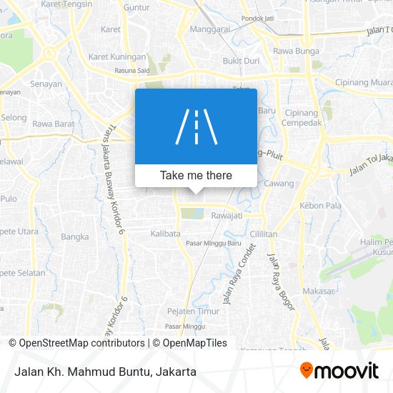 Jalan Kh. Mahmud Buntu map