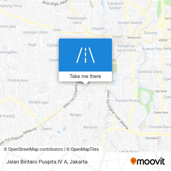 Jalan Bintaro Puspita IV A map