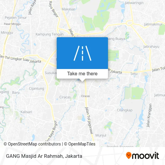 GANG Masjid Ar Rahmah map