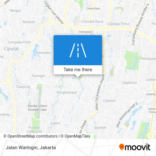 Jalan Waringin map